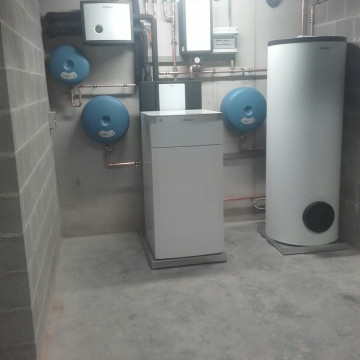 10/2017 - Warmtepomp Vaillant Flexotherm - nieuwbouwwoning Laakdal